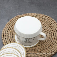 Biodegradable Paper Cup Lid/Wholesale Custom Hotel Bar Airline Eco-Friendly Disposable Lighter Paper Lids